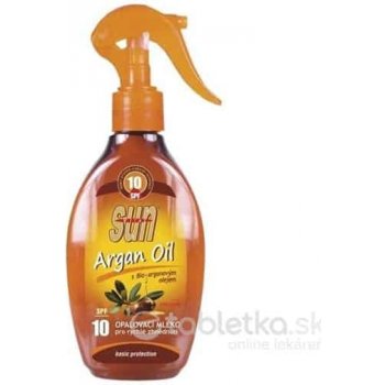 SunVital Argan Oil opaľovacie mlieko SPF10 200 ml