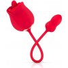 Teazers Rose Vibrator & Clitoris Stimulator Red