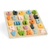 Bigjigs Toys Drevené puzzle malé písmená - abc