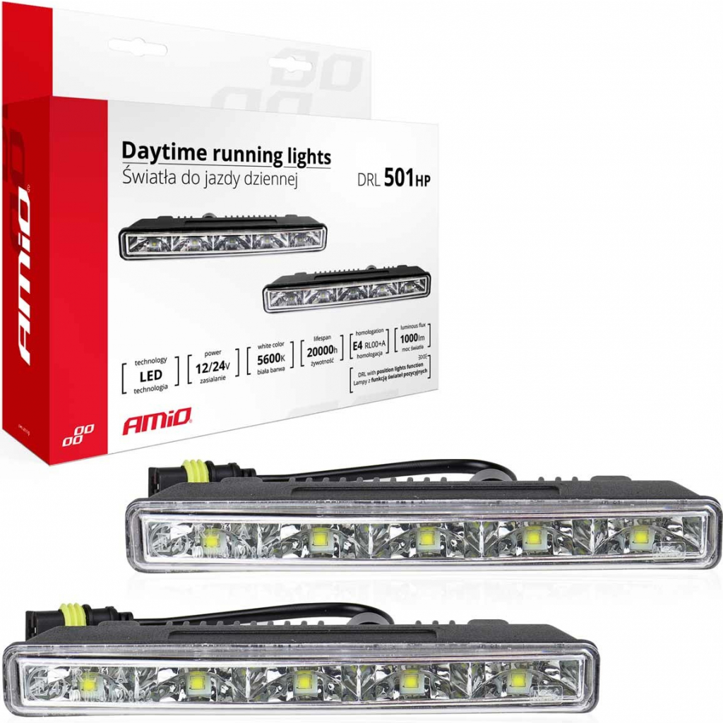 Amio LED denné svietenie DRL 501 HP