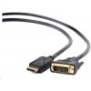 GEMBIRD kábel DisplayPort na DVI 1 m (M/M) CC-DPM-DVIM-1M