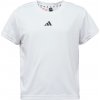 Dievčenské tréningové tričko adidas, TRAIN ESSENTIALS REGULAR FIT LOGO KIDS Biela,Čierna 140