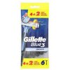 Gillette Blue 3 Smooth 4+2 ks jednorázové žiletky