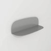 Nástenný regál do kúpeľne Devo Oval sivý 30 x 9,1 x 9,1 cm OV-PA30-L10