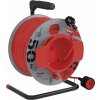EMOS SK s.r.o. Predlžovací kábel na bubne 50 m / 1 zásuvka / červený / PVC / 230 V / 1,5 mm2 - P19150