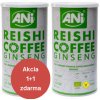 Ženšen Reishi BIO instantná káva arabika 100g 1+1 zadarmo plechovka ANilab Tubus Ženšen Reishi Instantná káva ANi