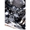 Pádové protektory rámu PUIG R19 4527N čierny so šedou gumou