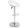 Barová stolička Aga biela 100 cm umelá koža