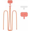 Šnúrka na telefón/popruh Tech-Protect C5S Rope Crossbody Strap Neon Orange