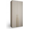 Wilsondo Šatníková skriňa Como 3 110x246x50 - kašmír