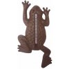 Esschert Design Nástenný teplomer Frog, 23,5x12 cm, liatina, hnedá