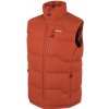 Husky Pánská péřová vesta na zip Deep M dark orange XL