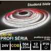 LEDprodukt LED pás 24V DC, 12W/m, 6000K, COB, IP20, bal. 5m