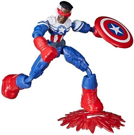 Hasbro Avengers Bend and Flex Captain America Falcon