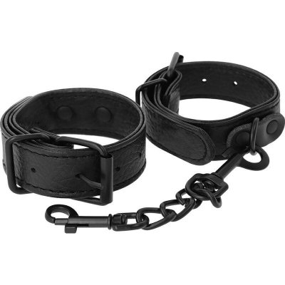 Dark Ness Textured Thin Handcuffs