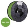 C-TECH Tisková struna (filament) PREMIUM LINE, PETG, zelenožlutá, RAL6018, 1,75mm, 1kg