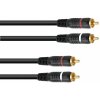 RCA kábel, 2 x Cinch M / 2 x Cinch M 15m