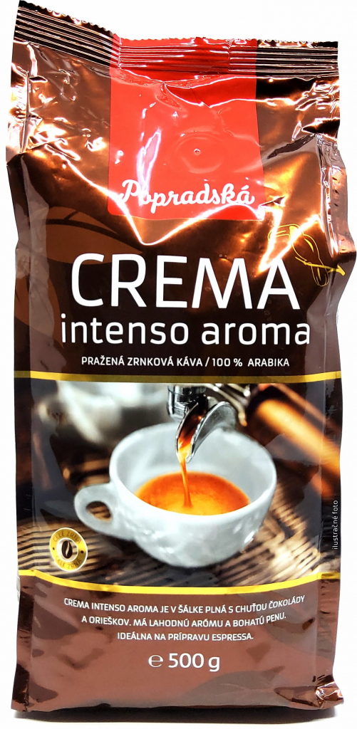 Popradská káva Crema Intenso Aroma 0,5 kg