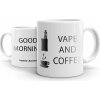 Hrnek Vapetalk s Karotkou - Good Morning (Bílý)
