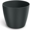 Kvetináč 17,8cm uhoľný plastový DRA180-446U REGULA PROSPERPLAST