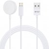 Tech-protect Ultraboost USB magnetická nabíjačka na Apple Watch + Lightning 1.5m, biela