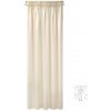 Záves PIERRE CARDIN SIBEL na páske krémový 140x270cm