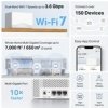 WiFi router TP-Link Mercusys Halo H25BE(3-pack) WiFi 7, BE3600, 3x GLAN, 2,4/5 GHz