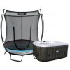 Trampolína Marimex FreeJump 183 cm (ochranná sieť a kotviaca sada ZADARMO) + Vírivý bazén Marimex AQUAMAR 4002