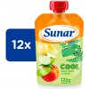 Sunar Cool ovocie broskyňa, banán, jablko (12 x 120 g)