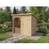 domceknazahradu.sk - Dreváreň so záhradným domčekom 3-Kubík, farba natur, (1,35 × 2,7 m), DREVNIK3