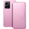 Kryt Dual Pocket book Xiaomi Redmi Note 12 4G ružový