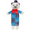 Flamingo Vianočný polárny medveď plyšový pískací pre psov 43 cm