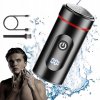 Mini Elektrický Holiaci Strojček pre Mužov, Zastrihávač na Vlasy a Bradu, Holenie 360°