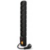 Acar S8 1,5m kabel, 8 zásuvek, přepěťová ochrana, černá (ppacars8-2black)