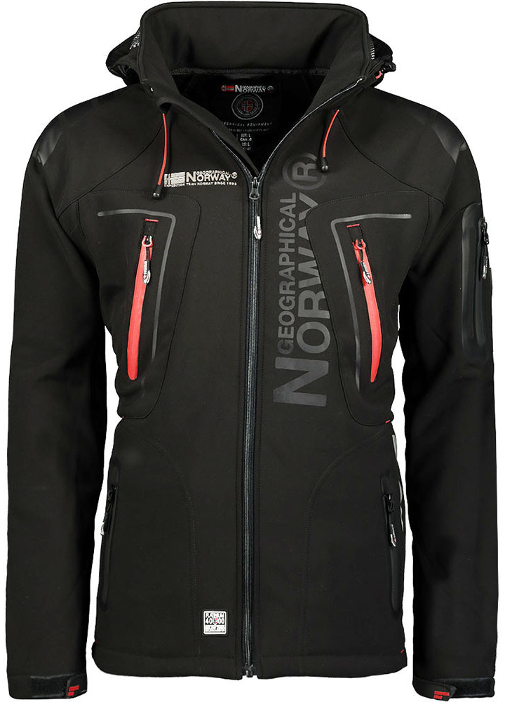 Geographical Norway bunda pánska TECHNO softshell čierna