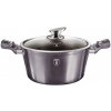 BERLINGERHAUS Kastrol s poklicí s mramorovým povrchem 30 cm Carbon PRO Line BH-6924
