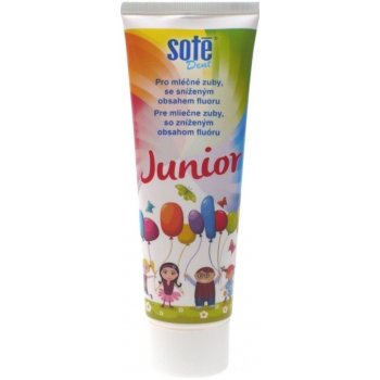 Soté Dent Junior Tutti Frutti zubná pasta pre děti 3-6 let 75 ml