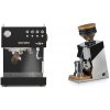 Ascaso Steel DUO PID, Black&Wood + Eureka Mignon Single Dose, Chrome & Oak