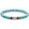 THOMAS SABO náramok Turquoise and tiger's eye A2087-364-7