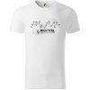 Profil kopca - Malá Fatra - Tričko z organickej bavlny - 3XL ( Biela )