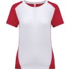 Kariban Tričko PA 4015, sportovní, krátký rukáv, dámské COT20401590305-white/red 2XL Bílá/červená
