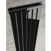 Radiátory - MC Montana | kúpelňové | DEKORATÍVNY RADIÁTOR PLUTON | farba - Čierny lesk, veľkosť - 1800/180 mm