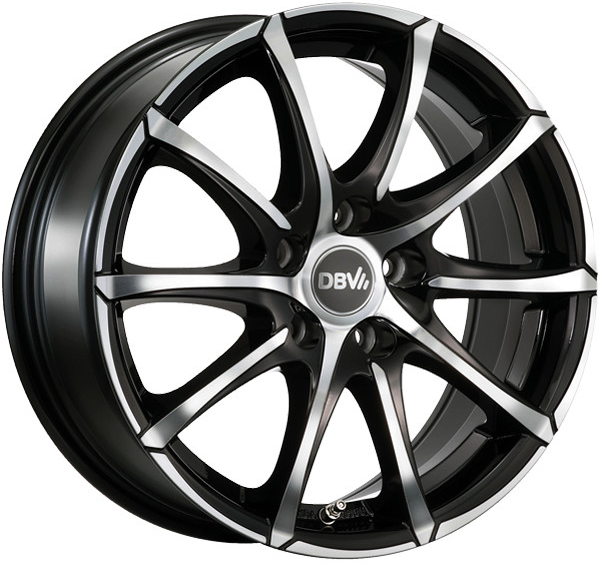 DBV Tropez 6,5x16 5x114,3 ET40 black polished