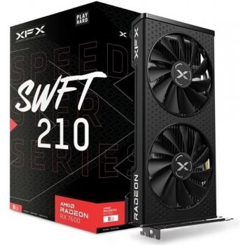 XFX Radeon RX 7600 Speedster SWFT 210 Core Edition 8GB GDDR6 RX-76PSWFTFY