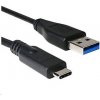 C-Tech CB-USB3C-20B USB 3.0 AM na Type-C, (AM/CM), 2m, černý