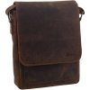 Pánska kožená taška cez plece Mercucio 250909 hnedá