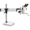 Kern Zoom-stereomikroskop OZM 932, binokulárny, 7–45×, HSWF 10×23 mm, dvojramenný statív 430×480 mm so stolovou doskou, prstencové LED svetlo