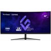 ViewSonic VX3418C-2K 34 21:9, 3440 x 1440, VA, 1500R zakřivený, 180Hz, 1ms MPRT, 2 HDMI, 2 DP, speakers, výš. nast.