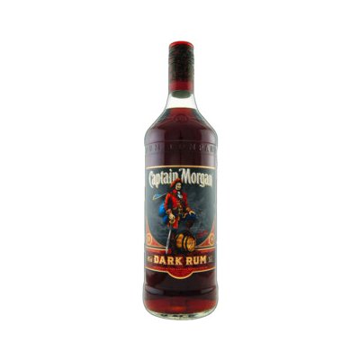 Captain Morgan Dark Rum 40% 1l (holá fľaša)