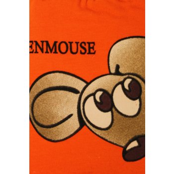 Little Mouse vtipné slipy oranžová